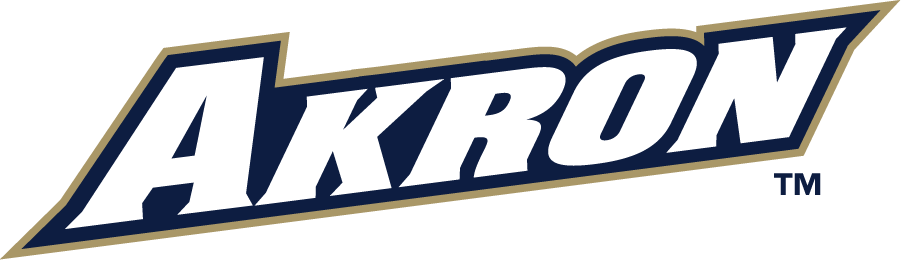 Akron Zips 2018-Pres Wordmark Logo v2 iron on transfers for T-shirts